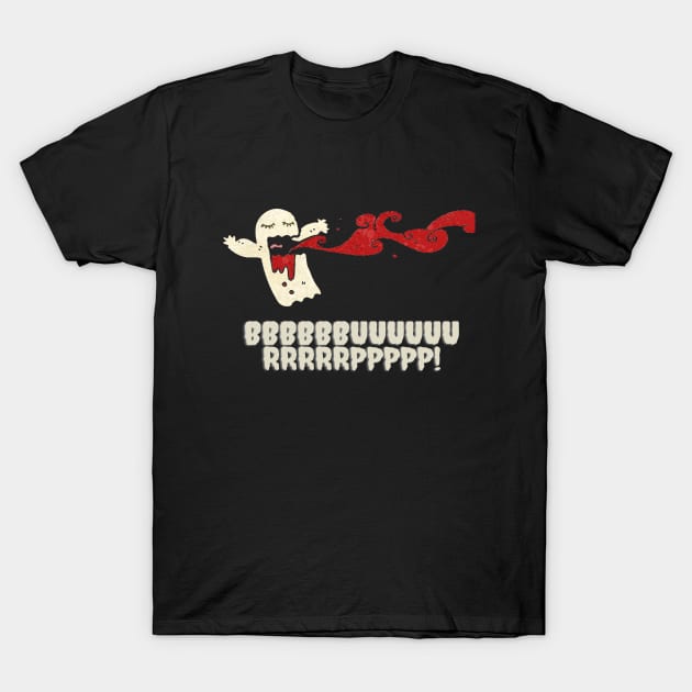 Burping Ghost T-Shirt by Y-Tess